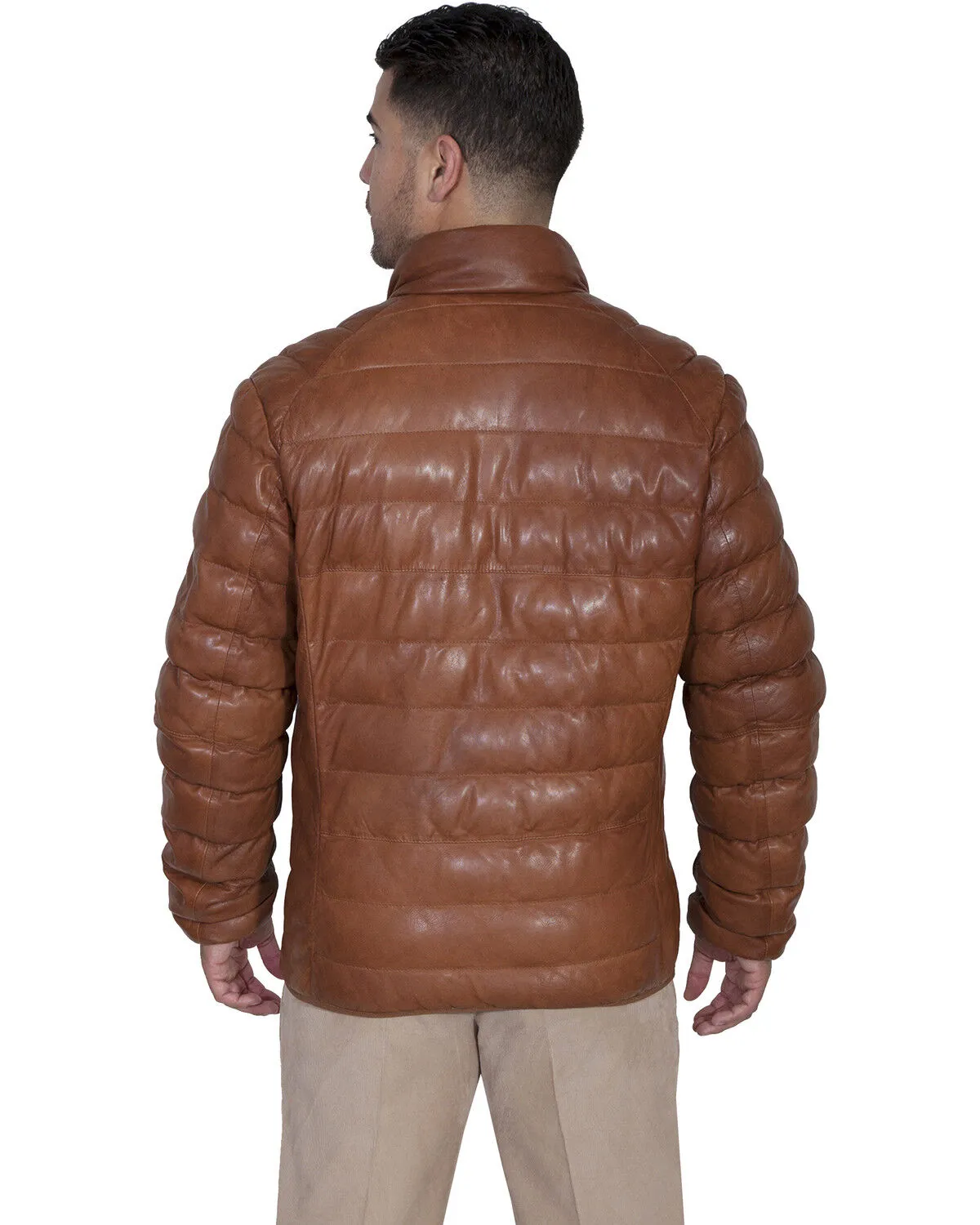 Product Name:  Scully Men's Horizontal Ribbed Leather Jacket