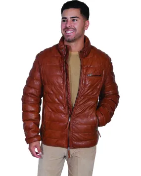 Product Name:  Scully Men's Horizontal Ribbed Leather Jacket