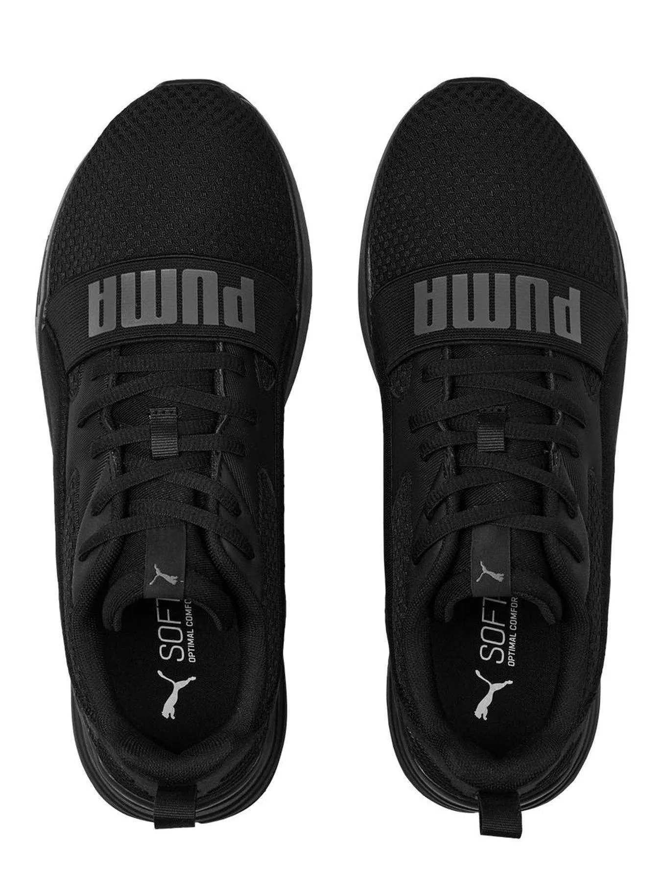 Puma Mens Wired Run Pure Trainers - Black