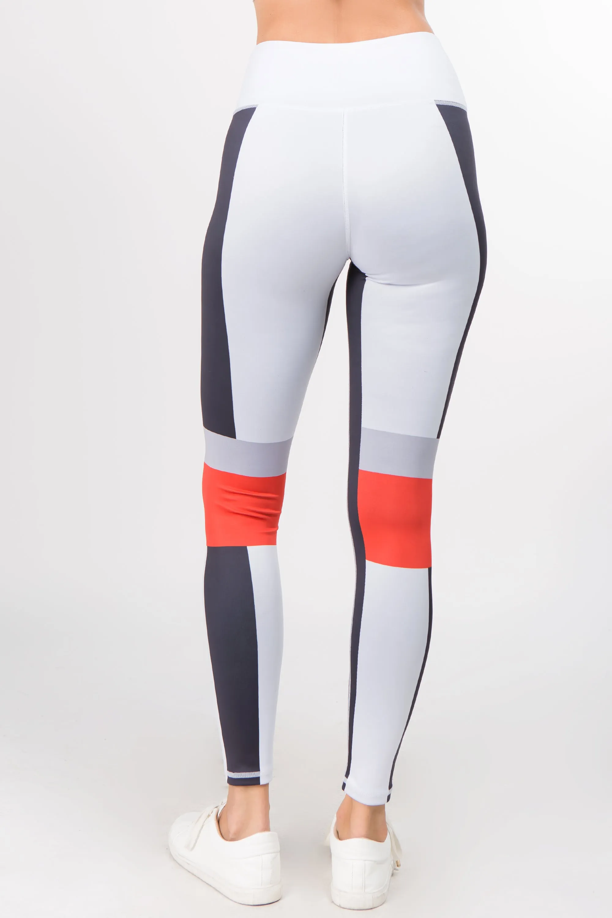 Racing Striped Active Leggings