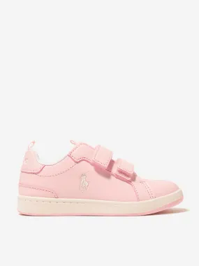 Ralph Lauren Girls Heritage Court EZ Trainers