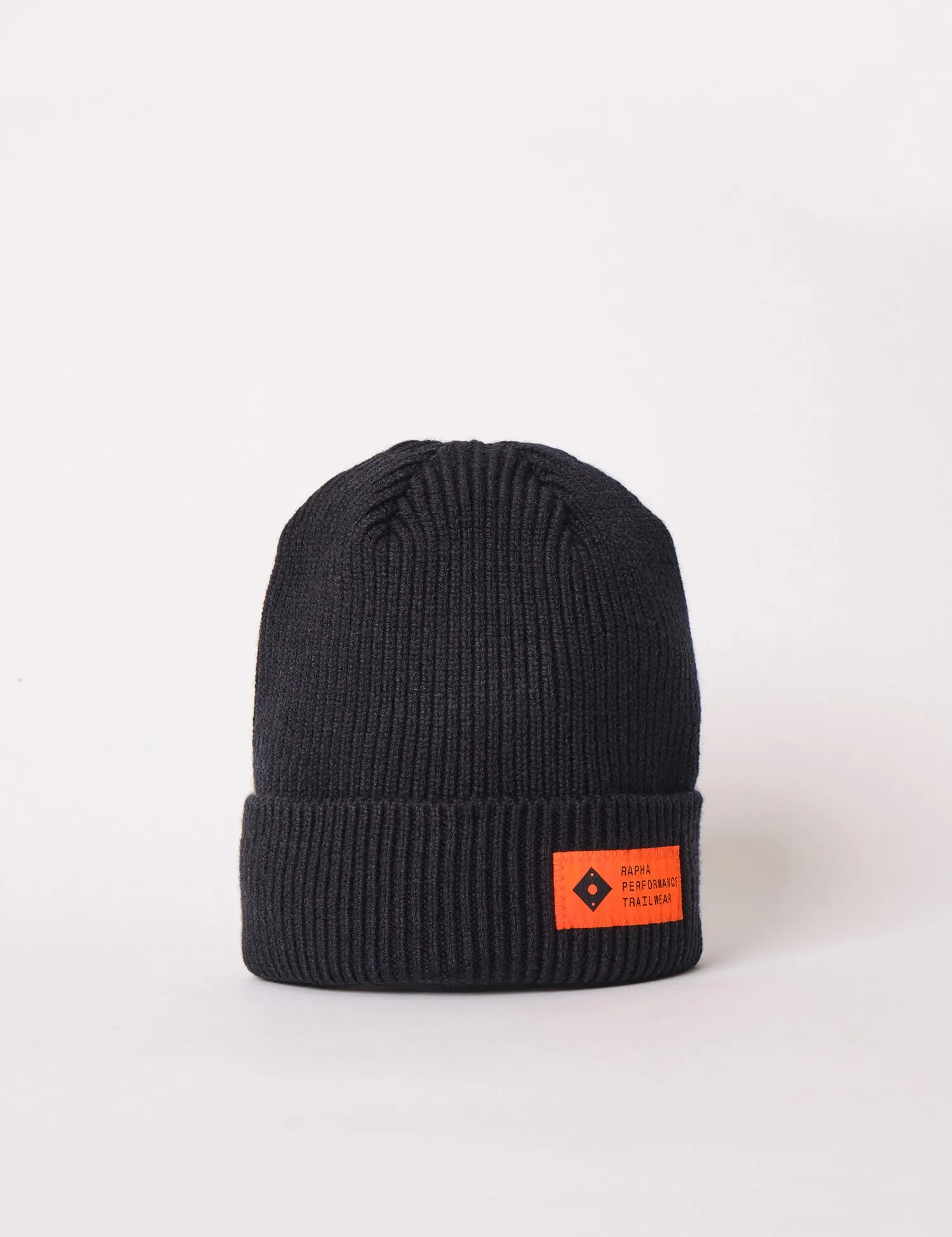 Rapha Trail Beanie Hat - Black/Orange