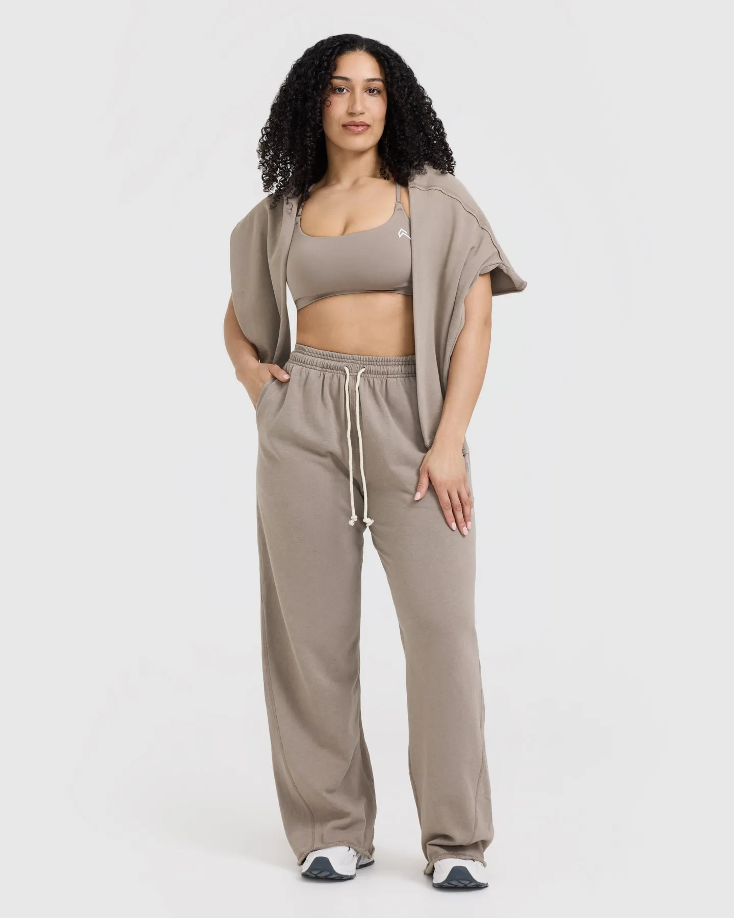 Raw Lounge Wide Leg Joggers | Minky