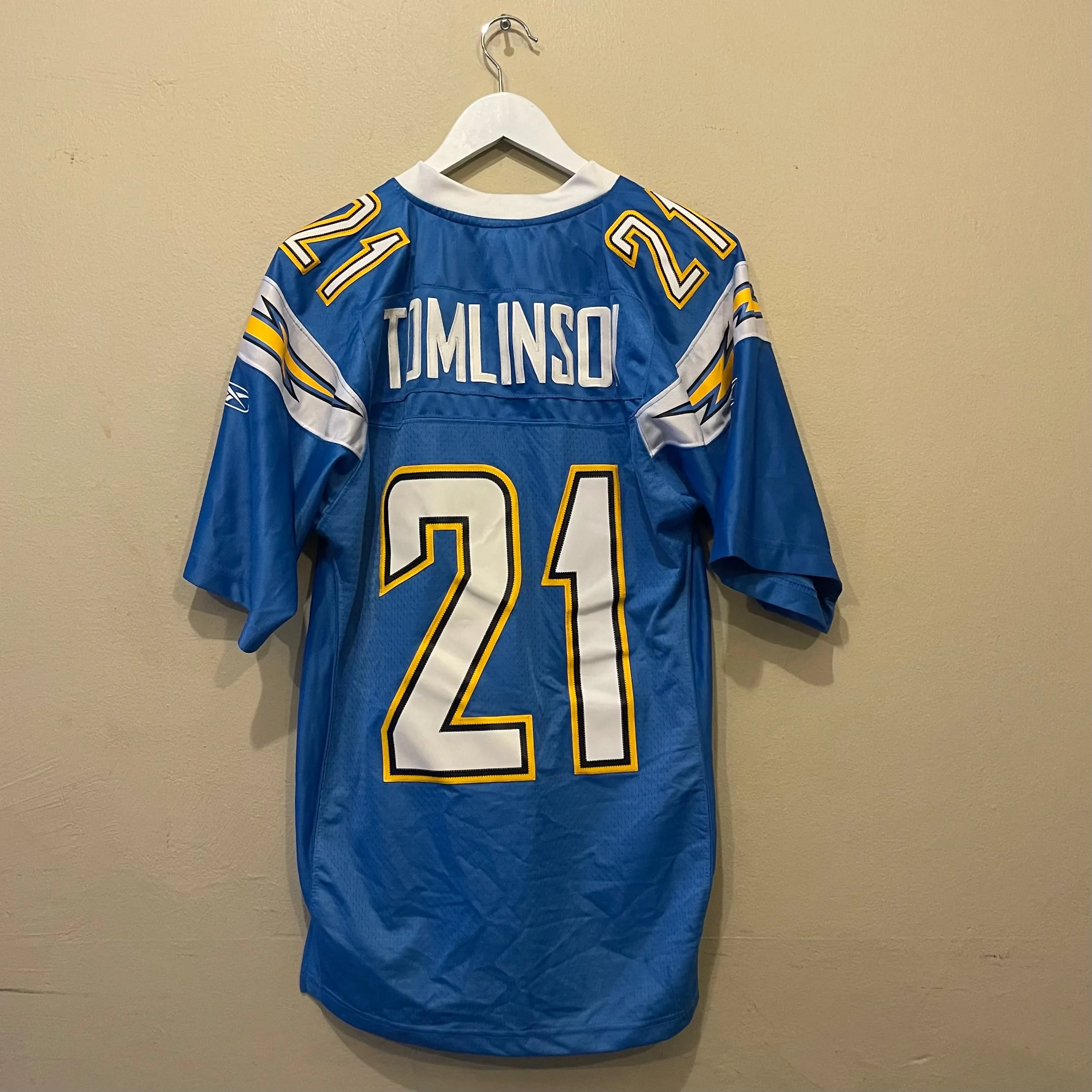 Reebok San Diego Chargers Tomlinson #21 Blue NFL Jersey