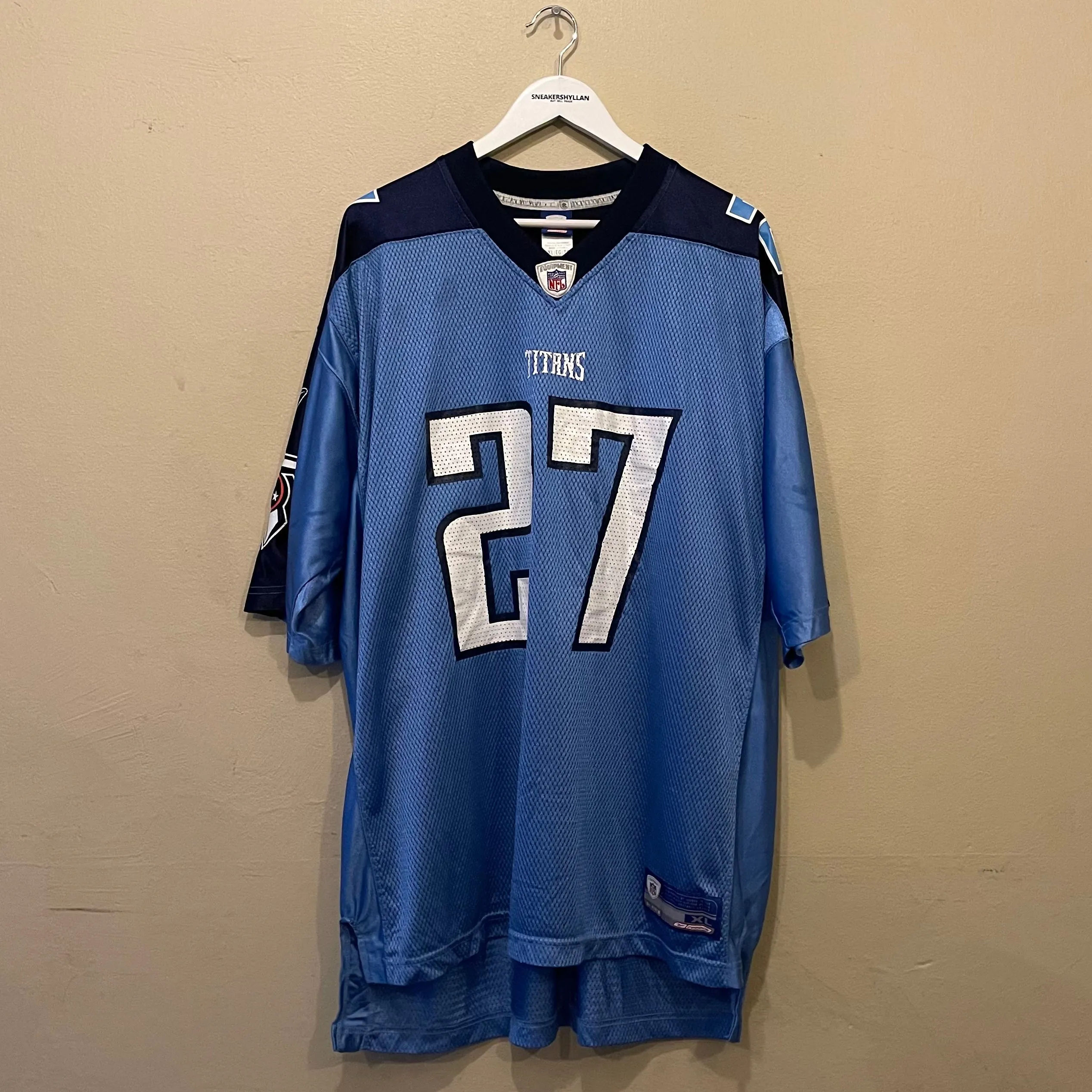 Reebok Tennessee Titans George #27 On Field NFL Jersey