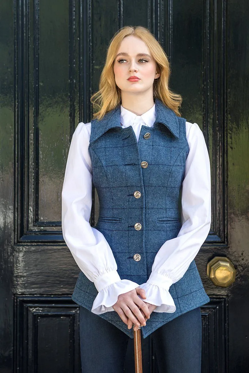 Reiver Waistcoat (Lossie-Blue Tweed)