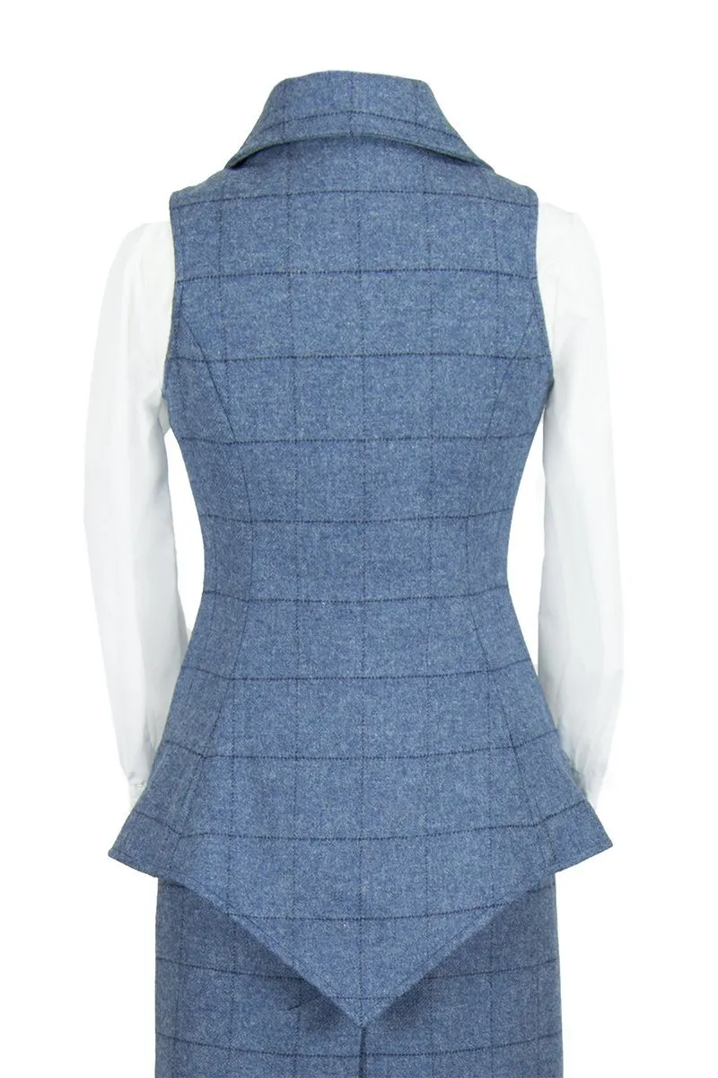 Reiver Waistcoat (Lossie-Blue Tweed)