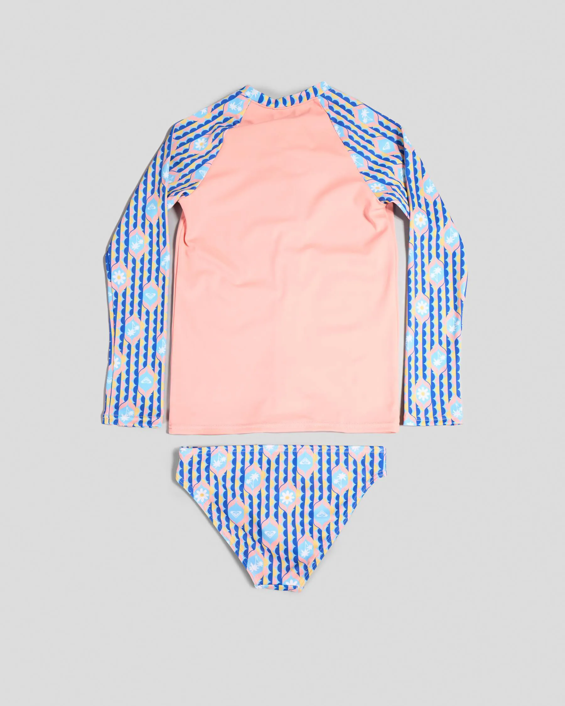 Roxy Toddlers' Tiles Long Sleeve Rash Vest Set