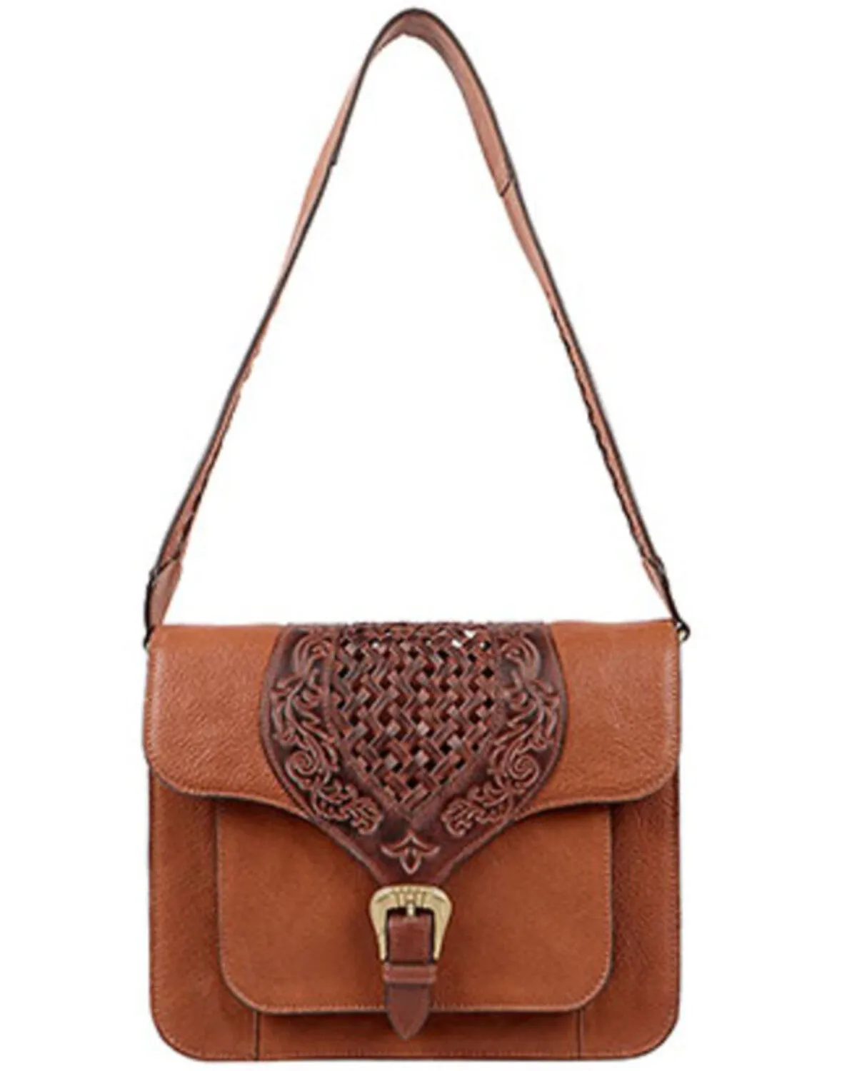 Scully Women's Tooled Flag Handbag