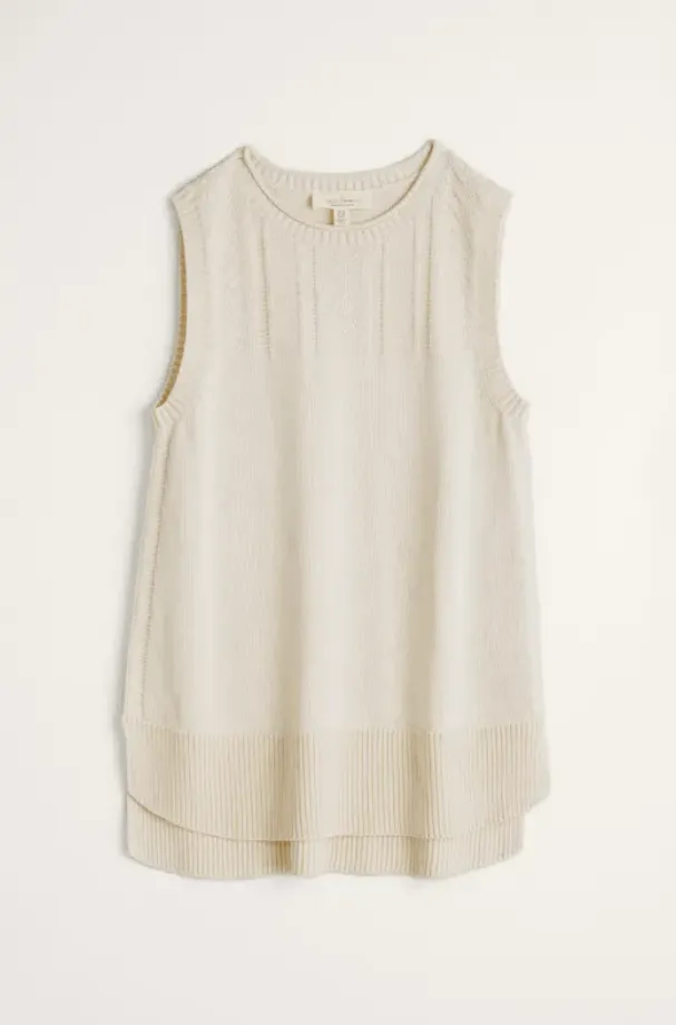 Seasalt Smallcombe Organic Cotton Knitted Vest  -  at CCW Clothing