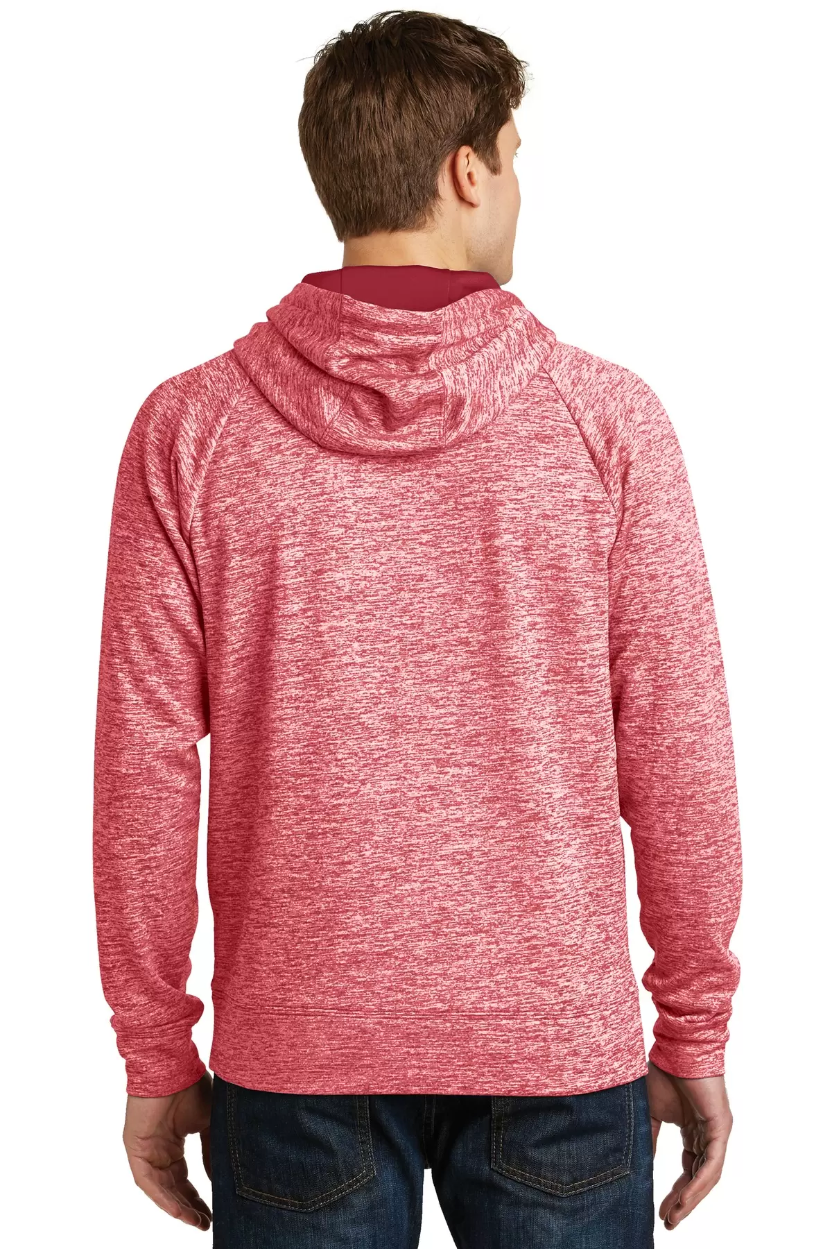 Sport Tek ST225 Sport-Tek PosiCharge Electric Heather Fleece Hooded Pullover SKU: ST225