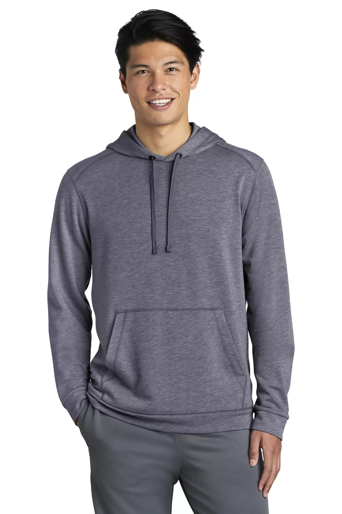 Sport Tek ST296 Sport-Tek  PosiCharge  Tri-Blend Wicking Fleece Hooded Pullover SKU: ST296