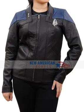 Star Trek Picard Season 3 Deanna Troi Leather Jacket