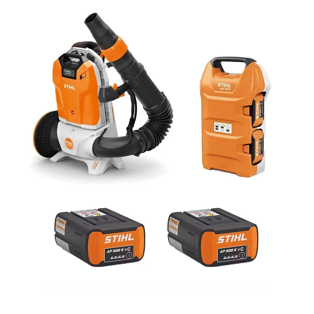 STIHL AR/AP Cordless Backpack Blower 792 CFM w/ ADA 1000 Adaptor (AR-AP) 2x 36V (9.4Ah Batteries) BGA 300 KIT