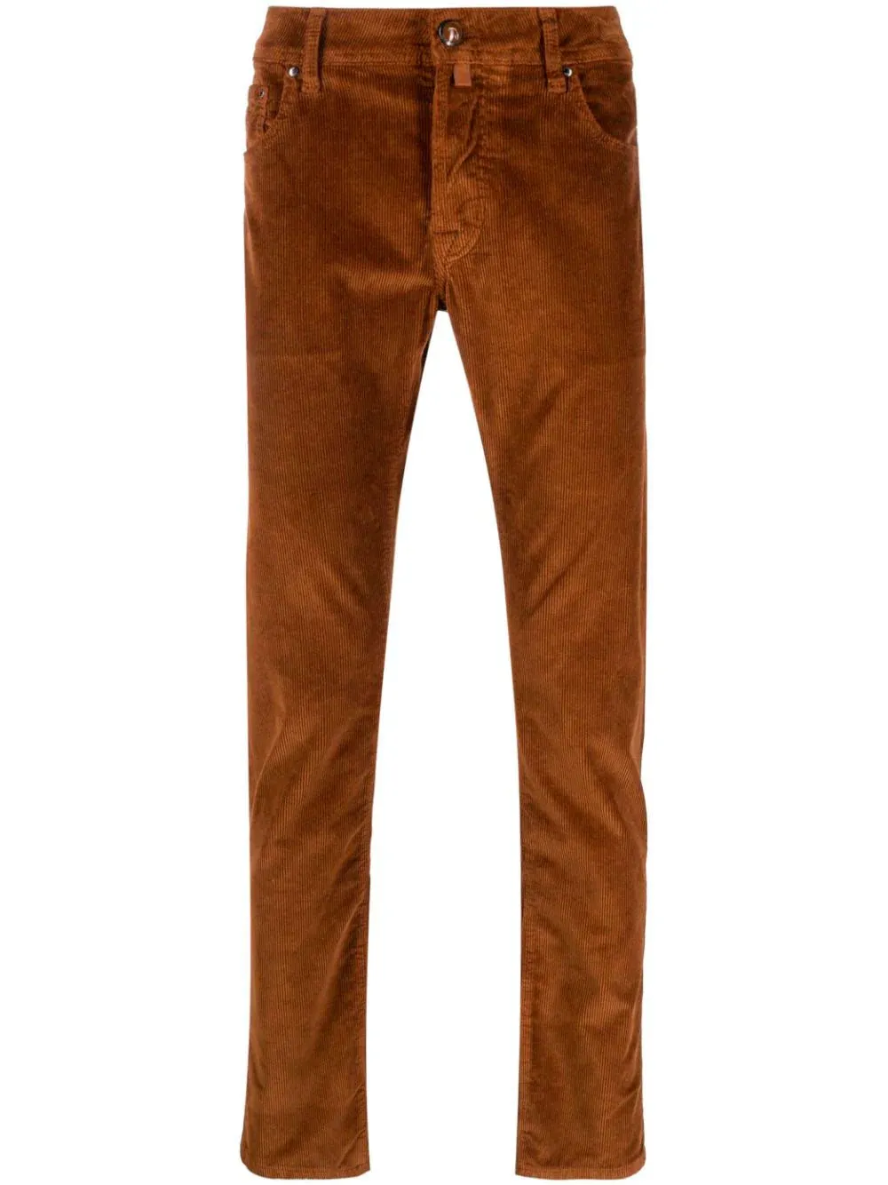 Straight-leg corduroy trousers