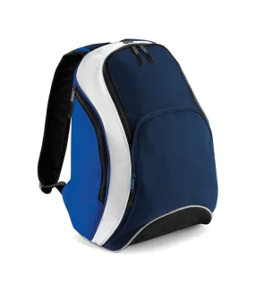 Teamwear backpack one size french navy/bright royal blue/white Bagbase