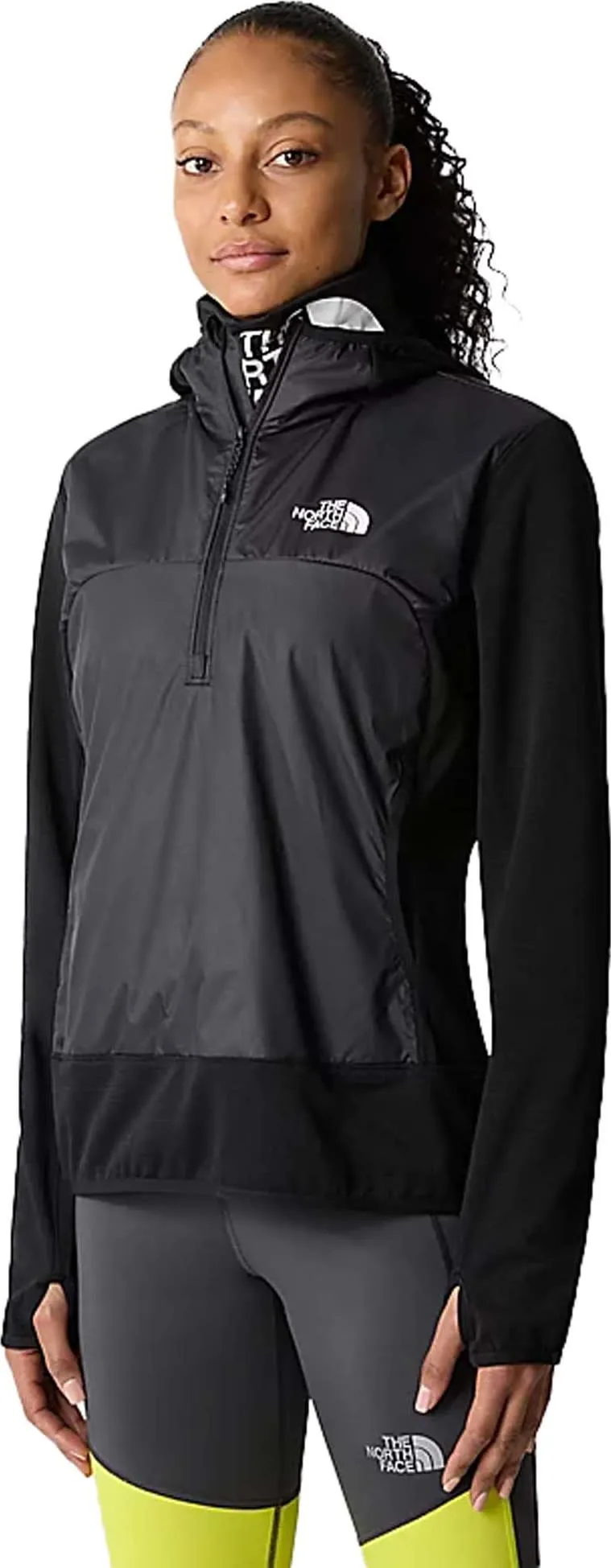 The North Face Women's Winter Warm Pro 1/4 Zip Hooded Jacket TNF Black | Buy The North Face Women's Winter Warm Pro 1/