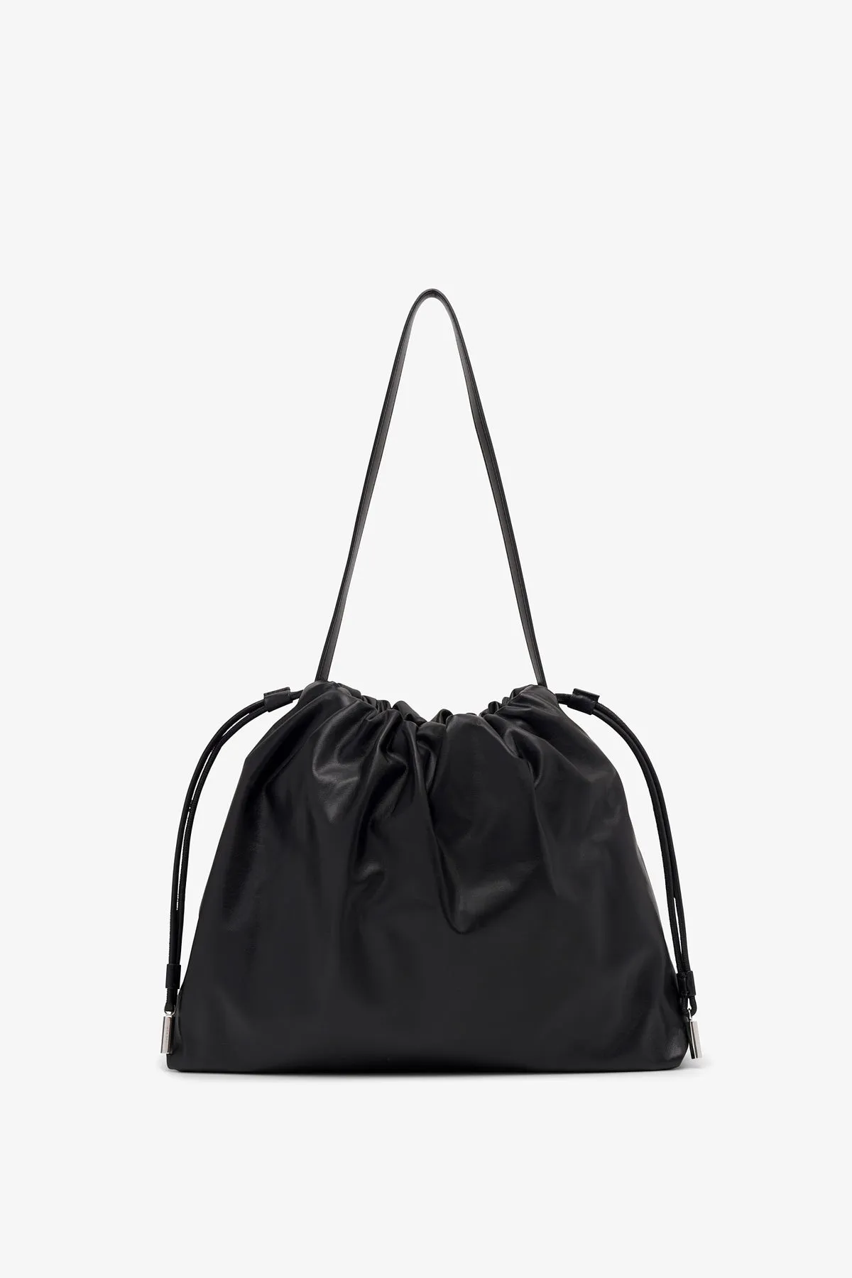 The Row Angy black leather bag