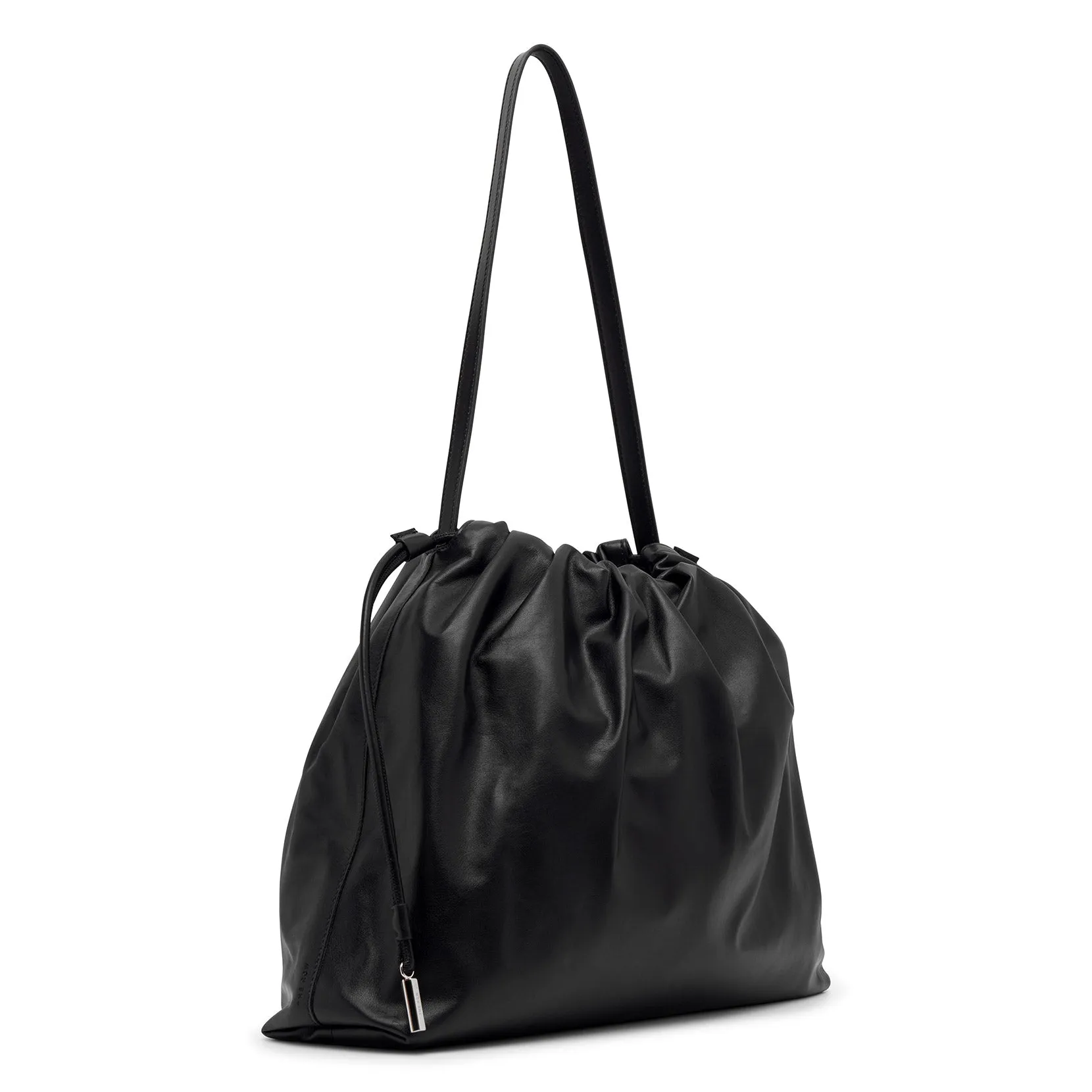 The Row Angy black leather bag