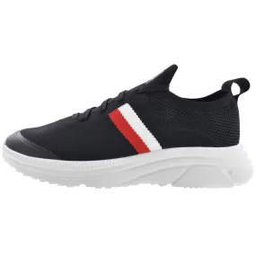 Tommy Hilfiger Moderm Runner Knit Trainers Navy