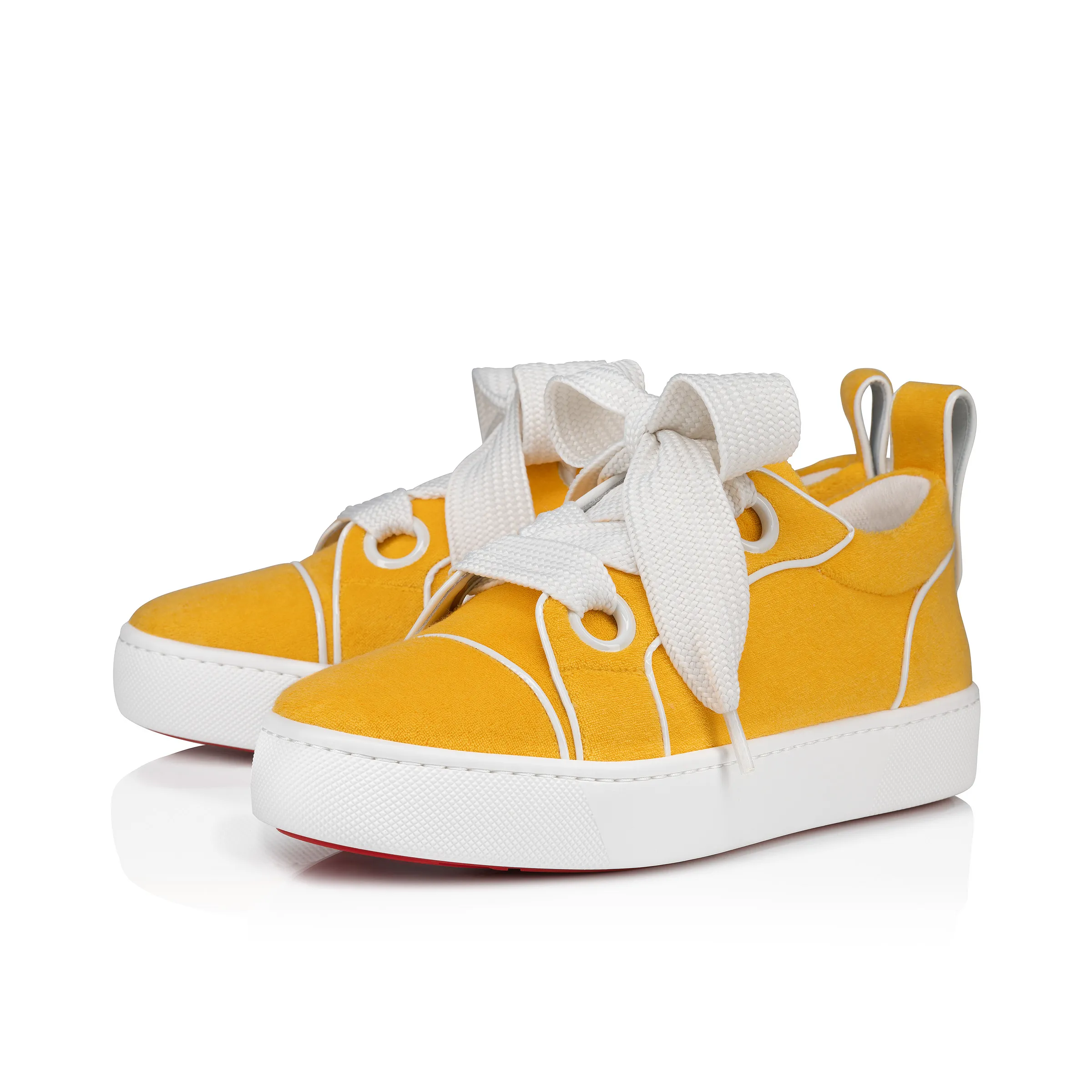 Toy Toy Sneakers - Sponge cotton and patent calf leather - Pollen - Men