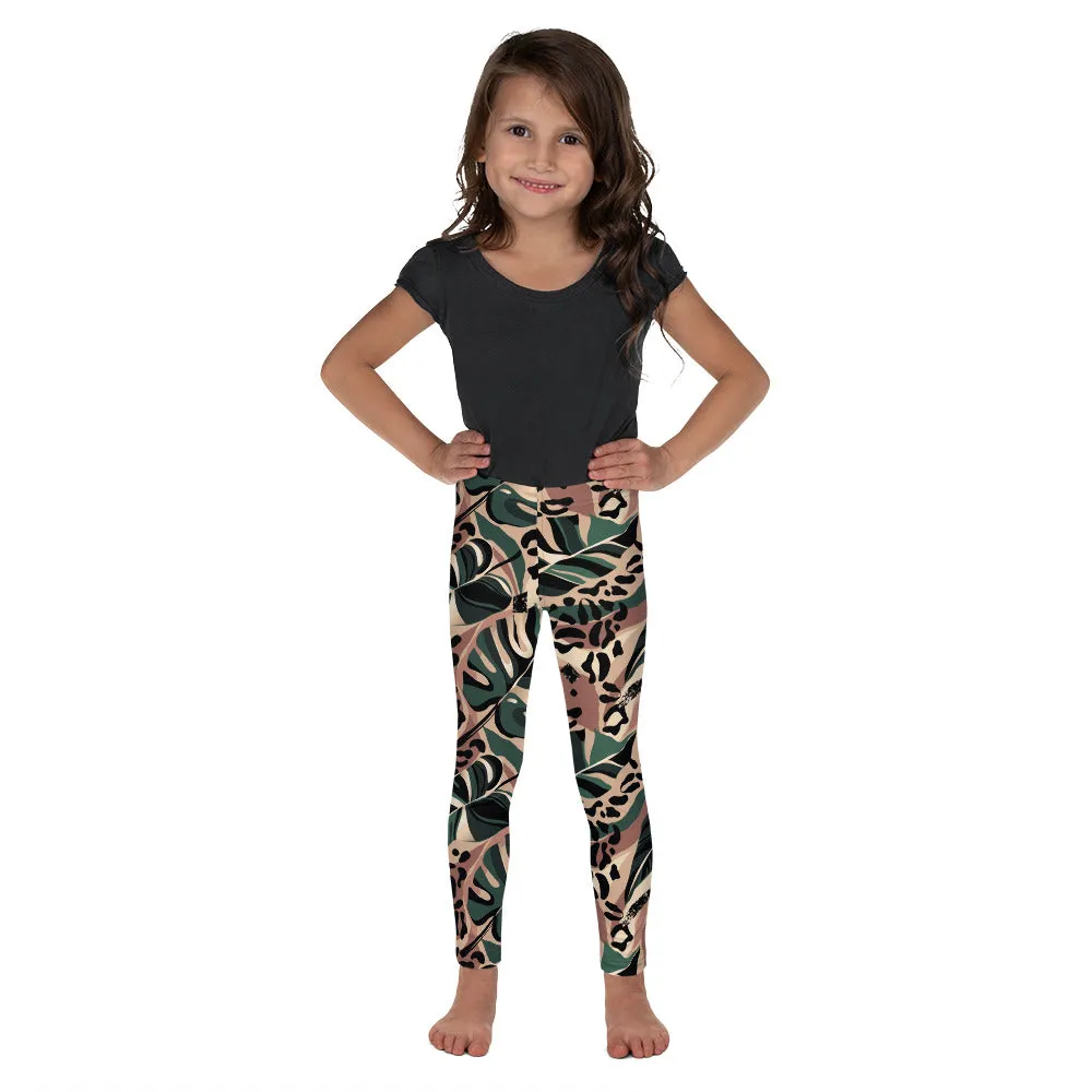 Tropical Leopard Kid's Leggings