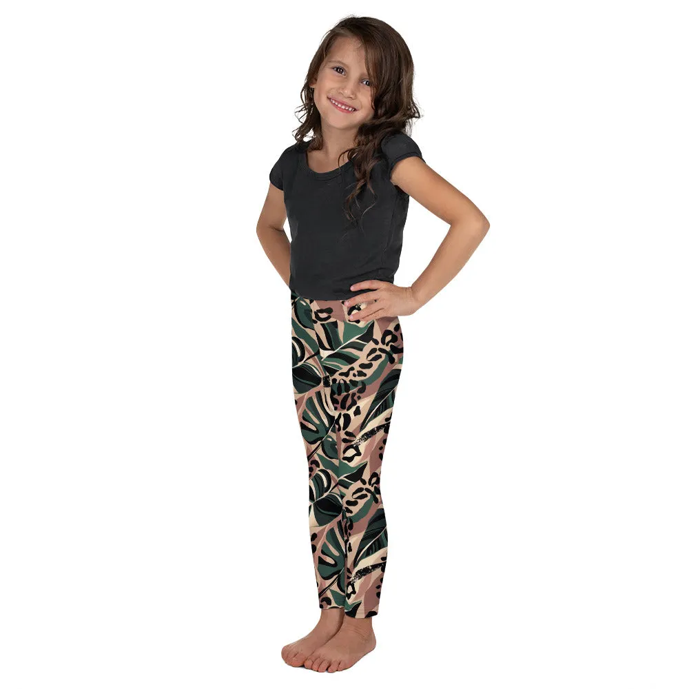 Tropical Leopard Kid's Leggings