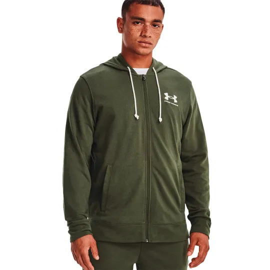 Under Armour UA Rival Terry Left Chest Full-zip Hoodie Sweatshirt