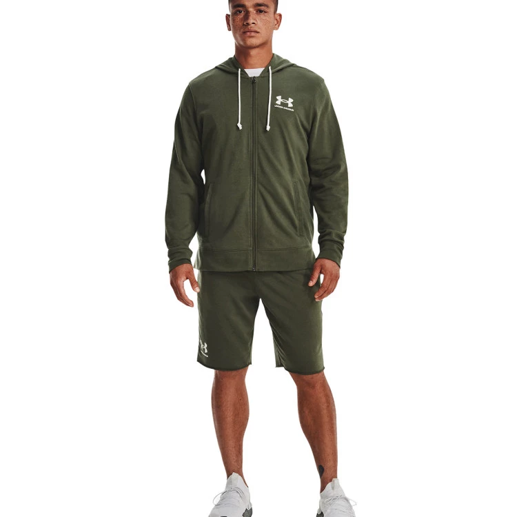 Under Armour UA Rival Terry Left Chest Full-zip Hoodie Sweatshirt