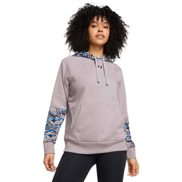 Under Armour Women's UA Rival Fleece Block Hoodie