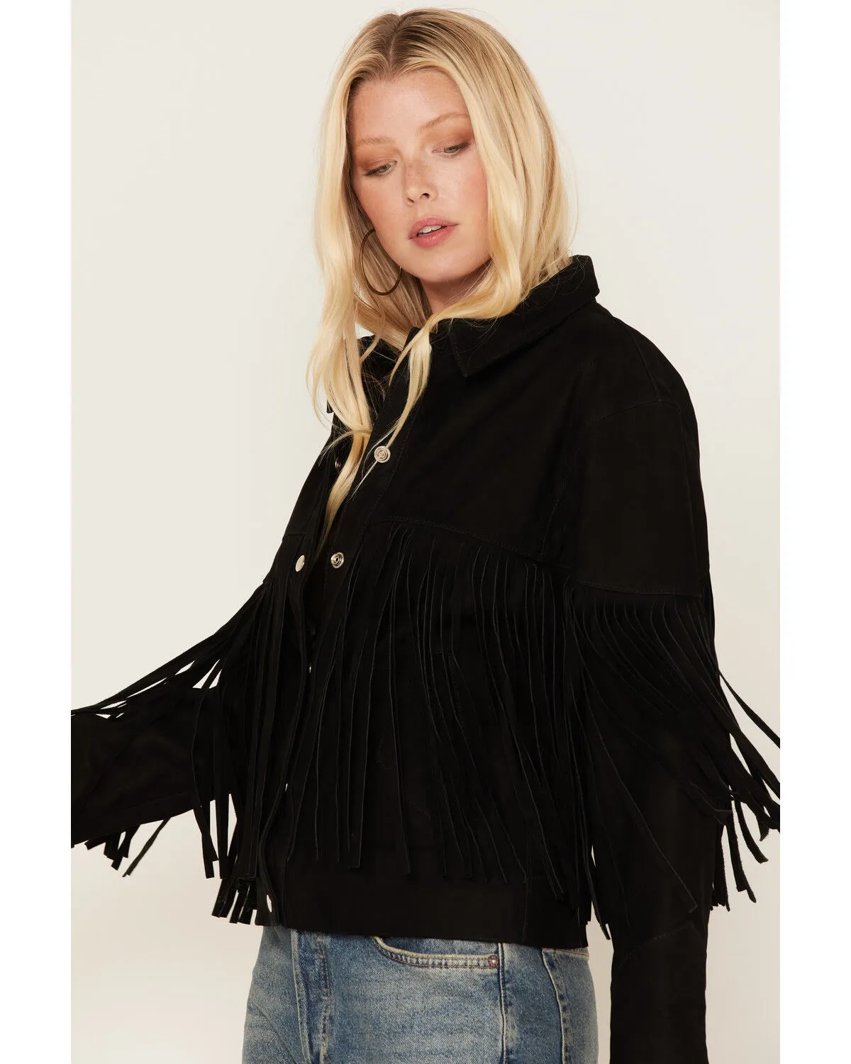 Understated Leather Women's Howling Moon Fringe Jacket