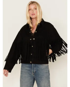 Understated Leather Women's Howling Moon Fringe Jacket