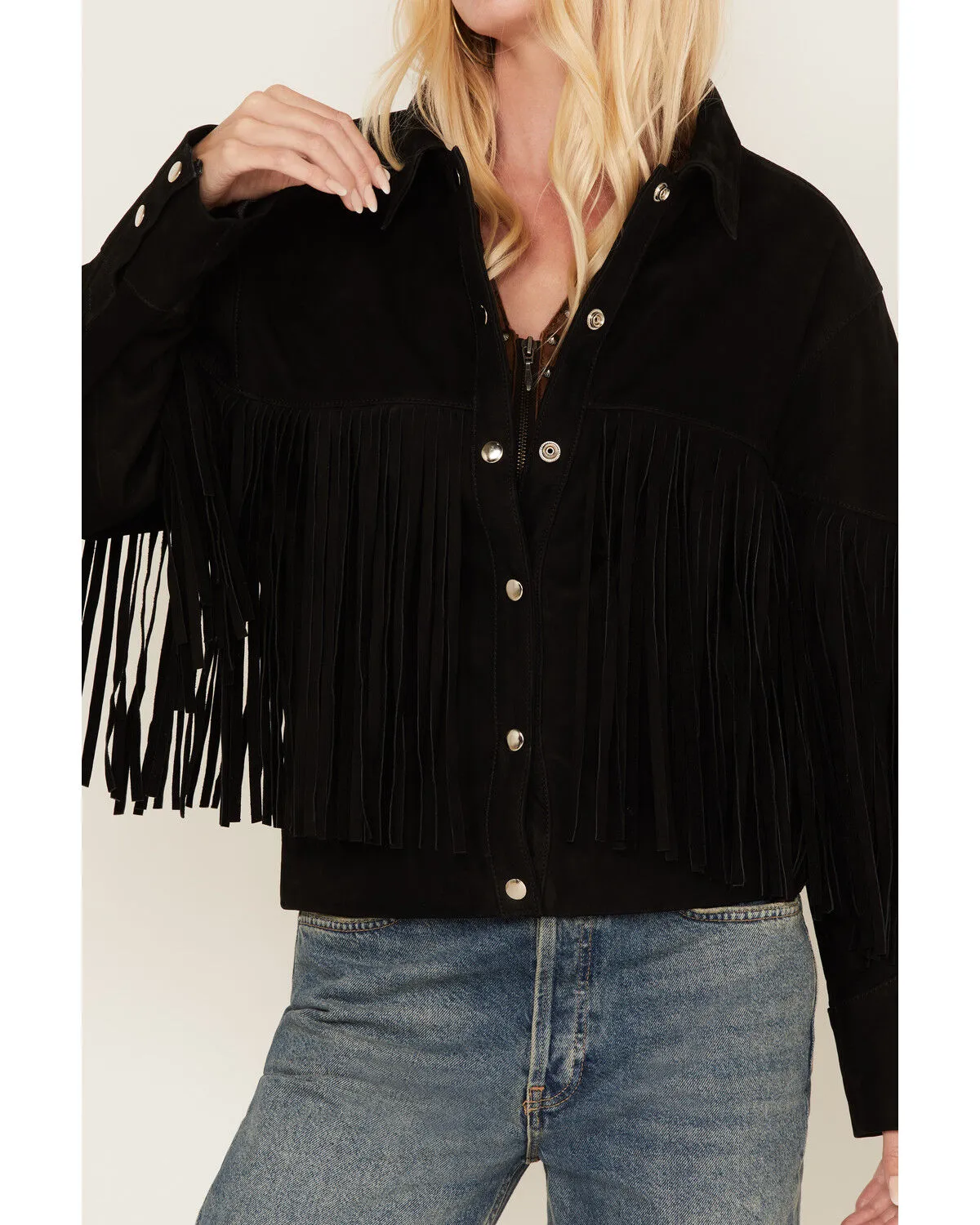 Understated Leather Women's Howling Moon Fringe Jacket