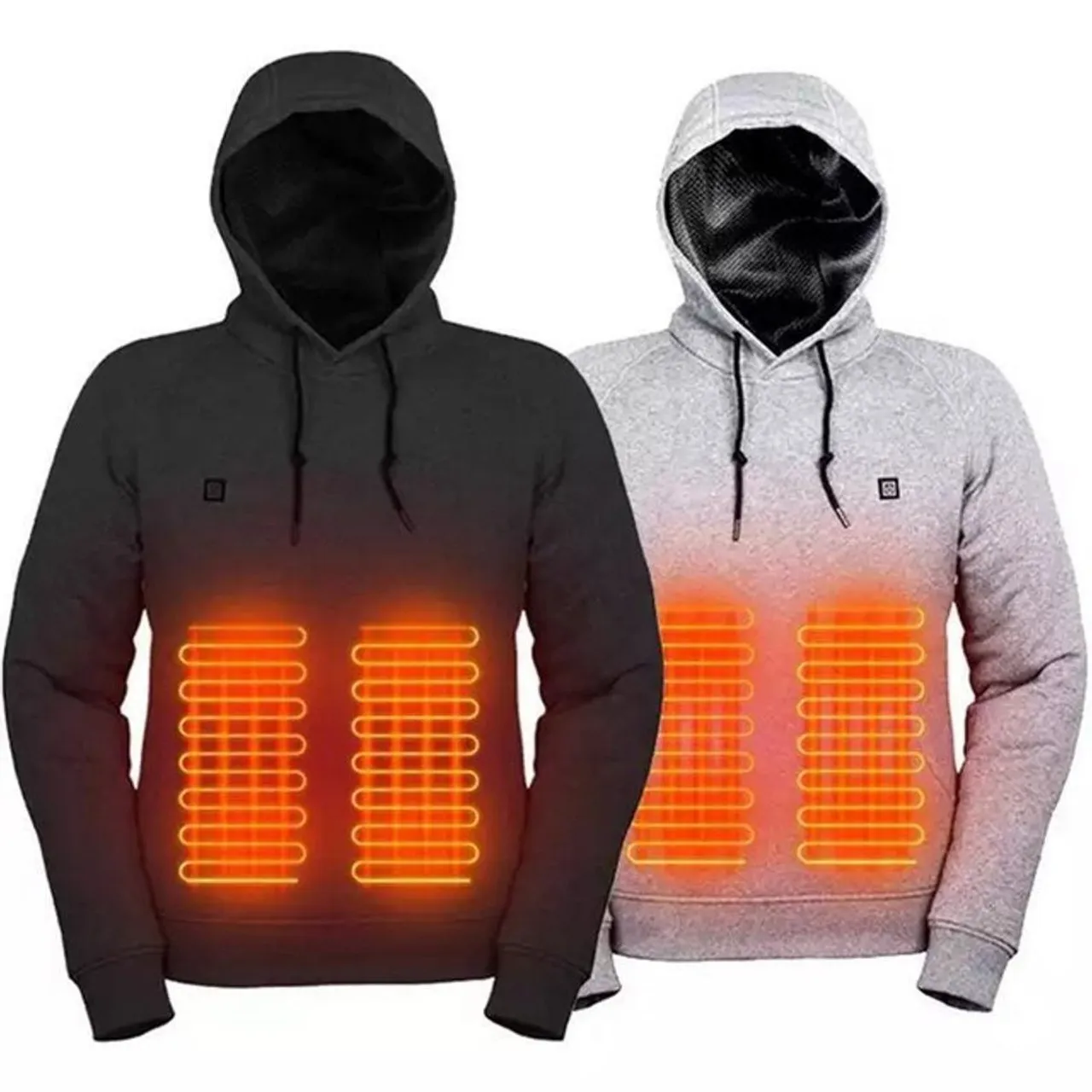 USB-Heated Pullover Hoodie (Requires Power Bank)