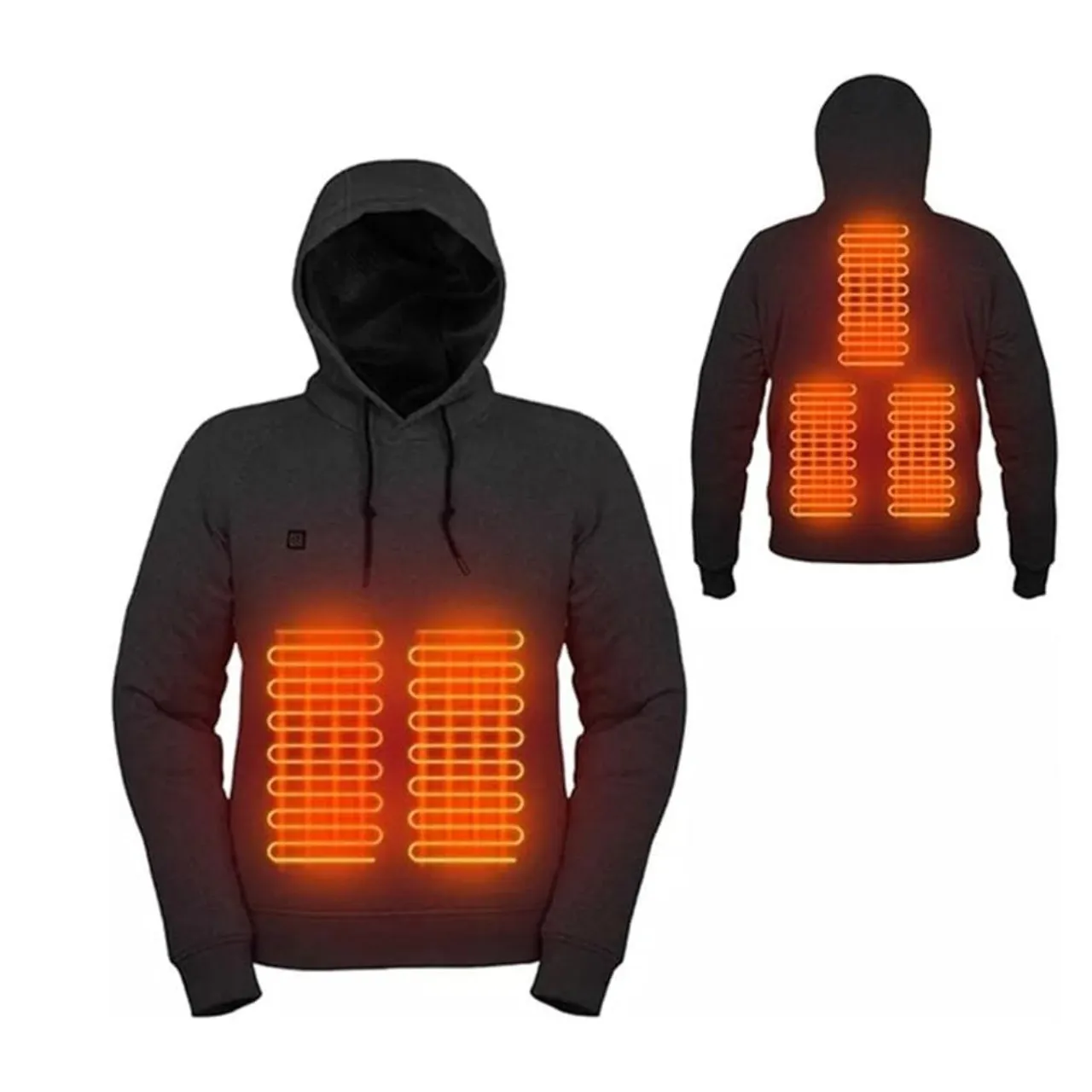 USB-Heated Pullover Hoodie (Requires Power Bank)