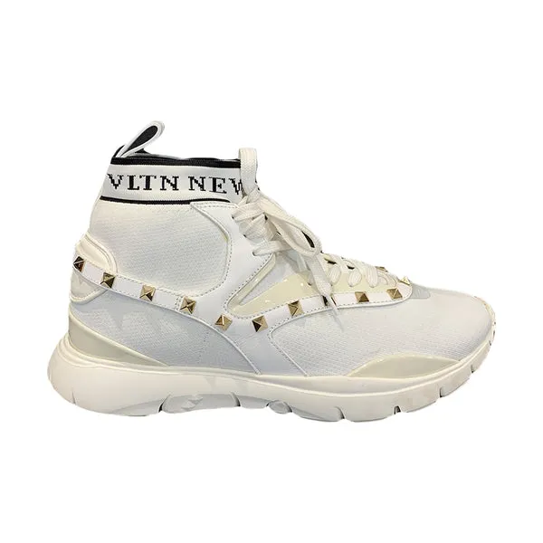 Valentino white rockstud New York limited edition trainers