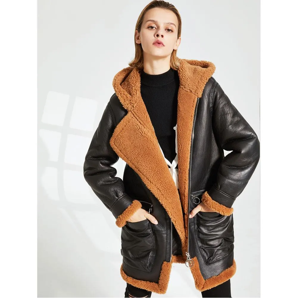 Valma Leather & Sheepskin Jacket