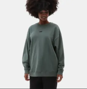 Vans Flying V Oversized Womens Long Sleeve Sweatshirt - Duck Green