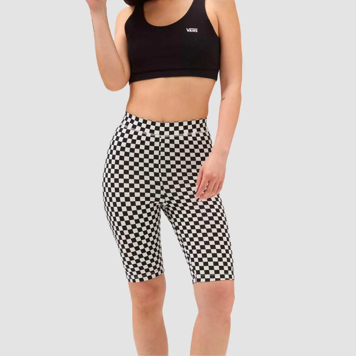 Vans Flying V Print Legging Shorts Flying V Checkerboard - Womens