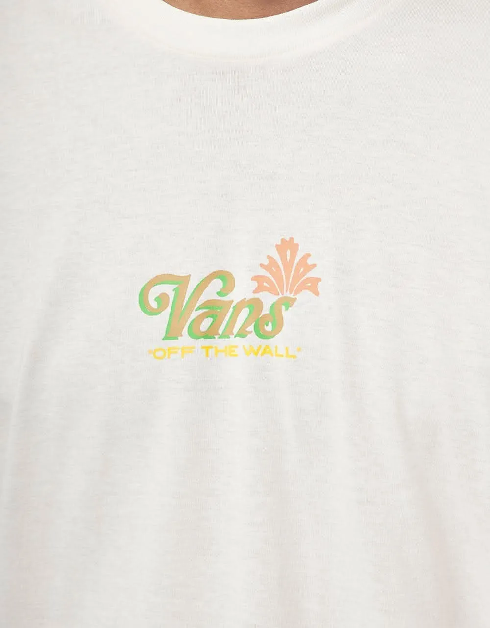 Vans Pineapple Skull T-Shirt - Marshmallow