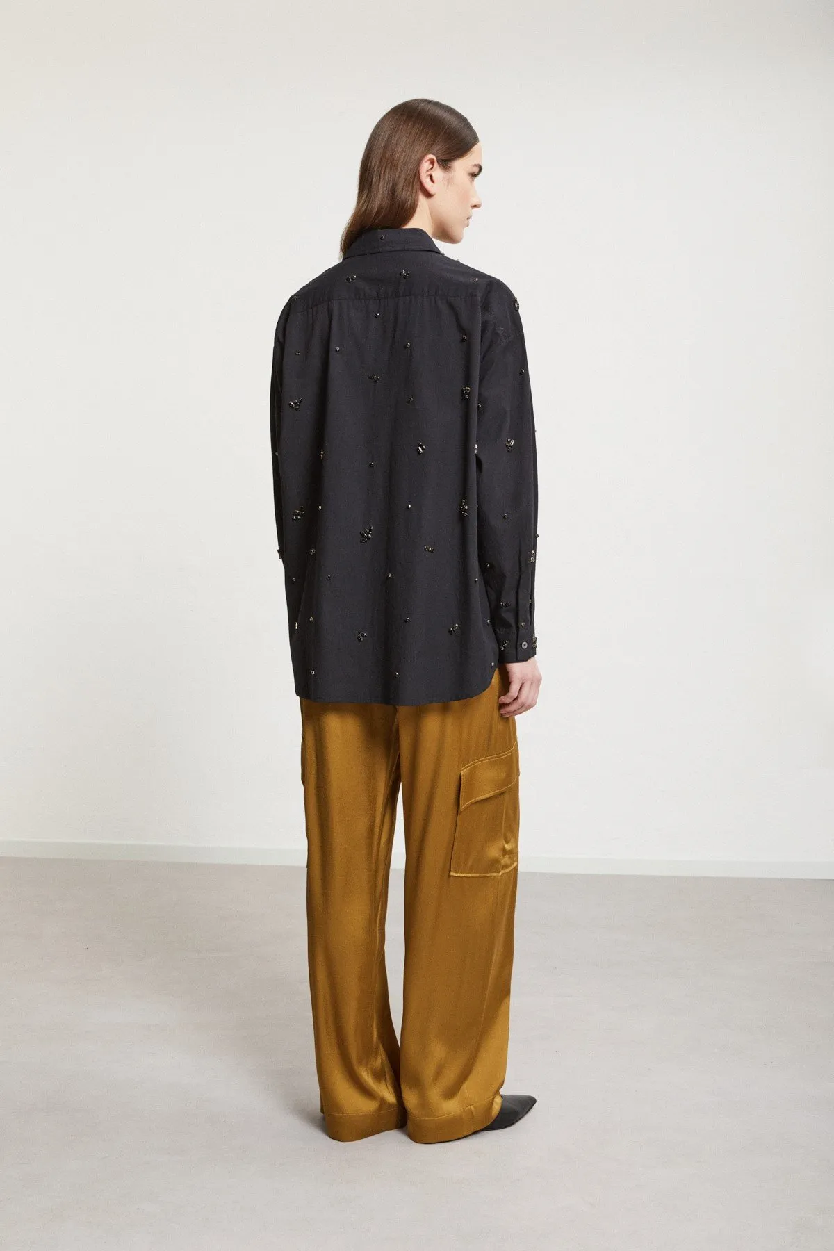 Viscose palazzo trousers