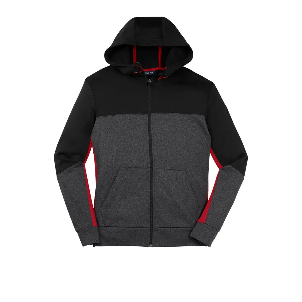 Winter Special Sport-Tek Tech Fleece Color block Full-Zip Hooded Jacket