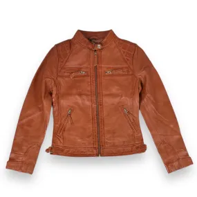 Women's Diamond One Leather Jacket - Daniel's Leather