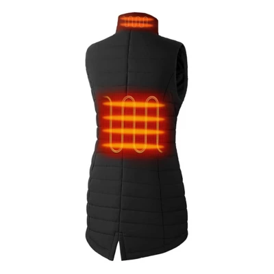 Women's Ororo Tribeca 4-Zone Heated Long Vest