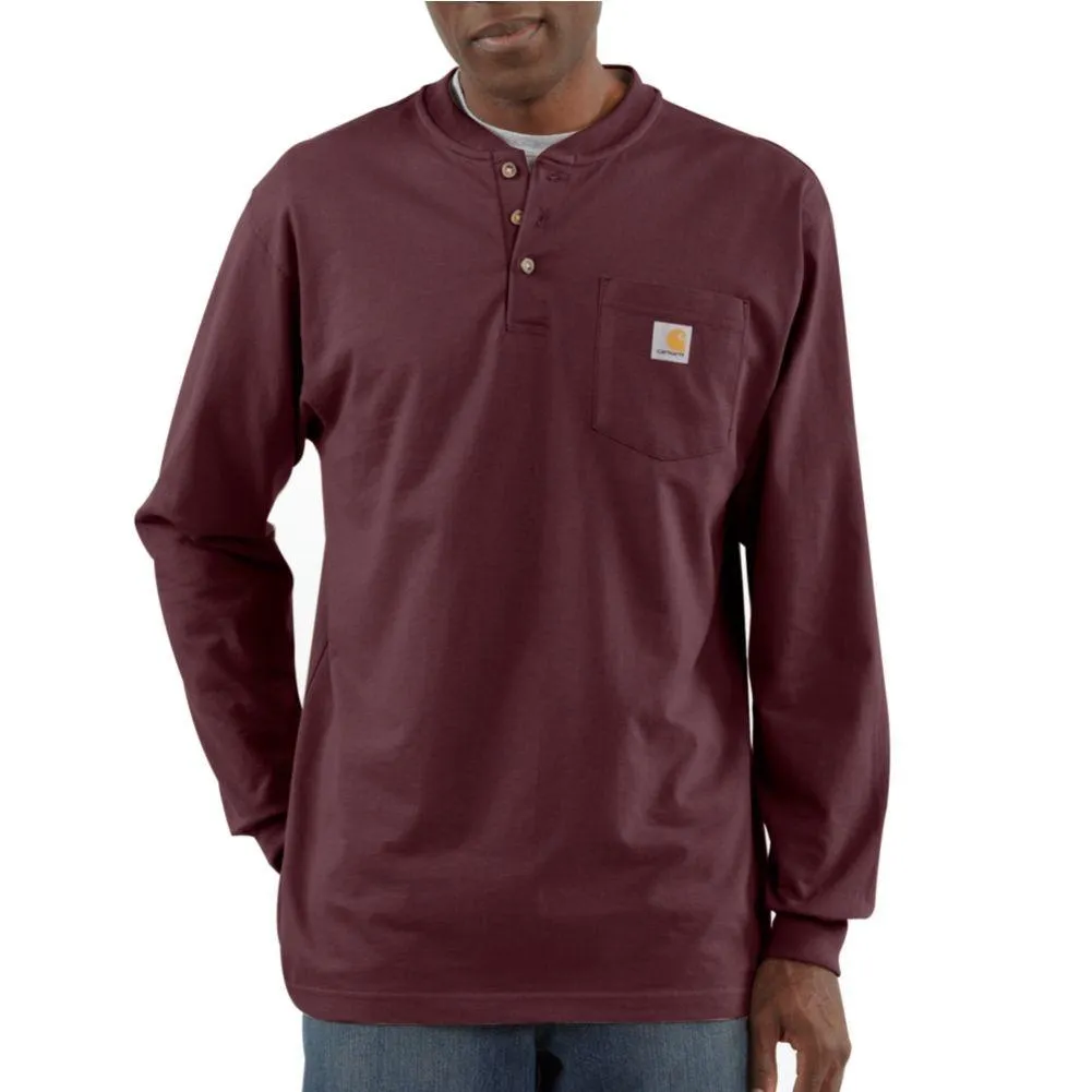 Workwear Long Sleeve Henley - TALL - K128TALL