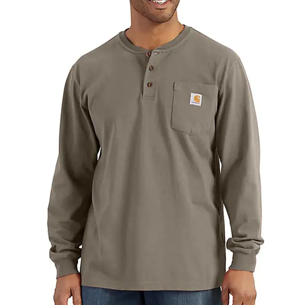 Workwear Long Sleeve Henley - TALL - K128TALL