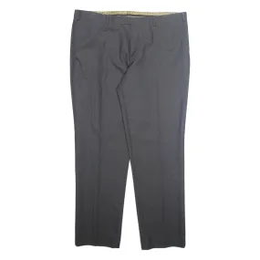 Workwear Mens Trousers Grey Regular Straight W42 L33