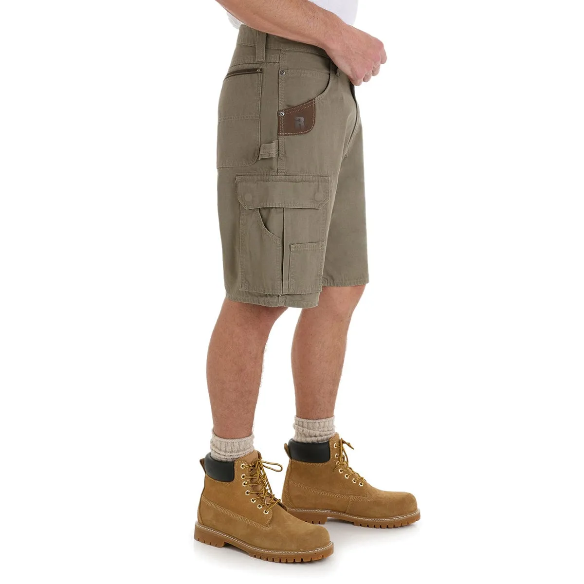 Wrangler Riggs Workwear Ripstop Ranger Cargo Shorts, Bark