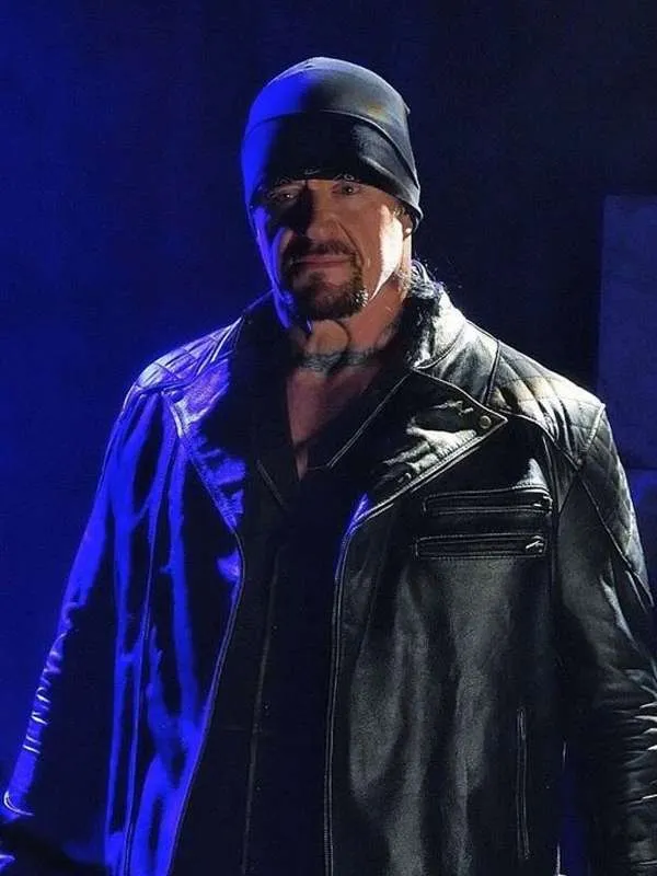 WWE Monday Night RAW The Undertaker Black Leather Jacket