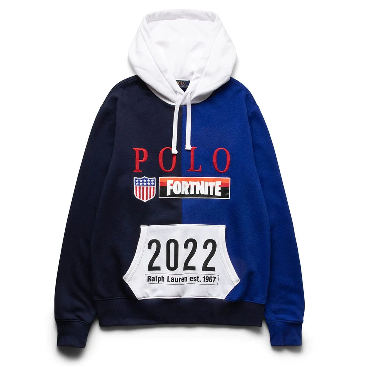 X FORTNITE STADIUM FLEECE HOODIE CRUISE NAVY MULTI | Bodega